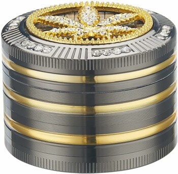 Design Metall Bling Leaf Grinder-Kraeutermuehle Crusher