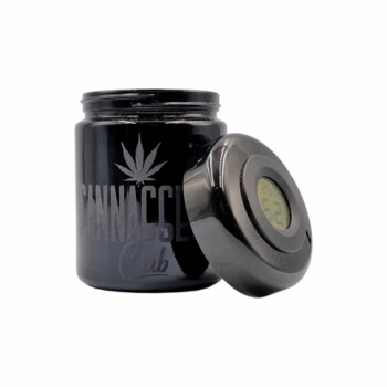 Cannaseur_Club_humidor_mit_eingebautem_hygrometer_zur_Cannabis_Lagerung