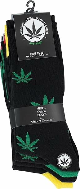 Vincent Creation 8 Paar Herren Socken Hanf