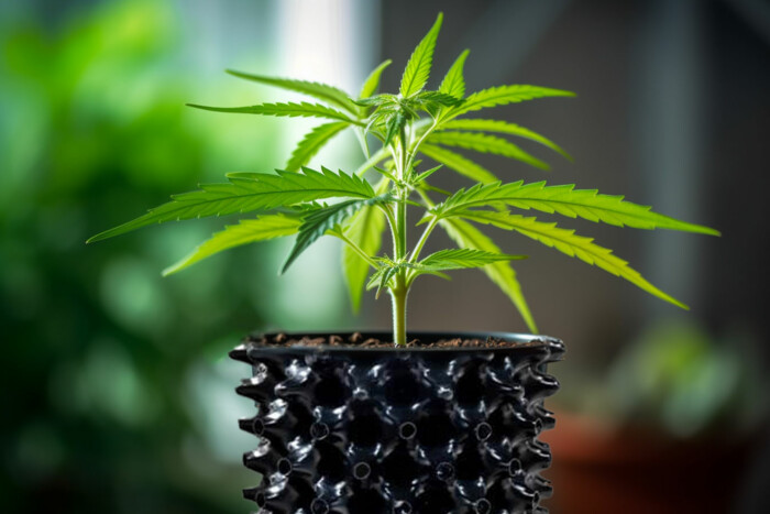 cannabis_pflanze_die_aus_airpot_waechst_vor_dunklem_hintergrund