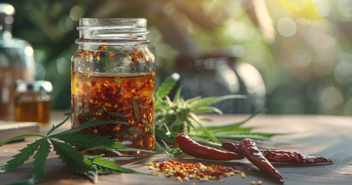 Cannabis Chili-Crunch-Öl 1 cannabis chili crunch oel