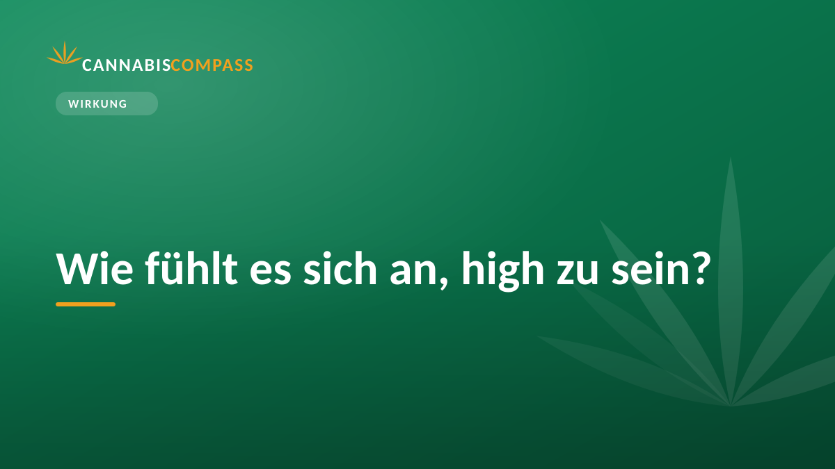 Wie fühlt es sich an, high zu sein?