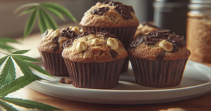 Cannabis Vanille- oder Schoko-Muffins 6 vanille schokolade muffins